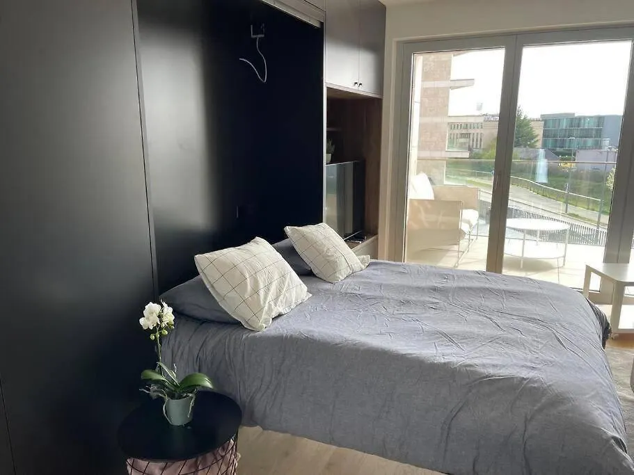New Studio In Center With Terrac And Parking Luxembourg Apartment